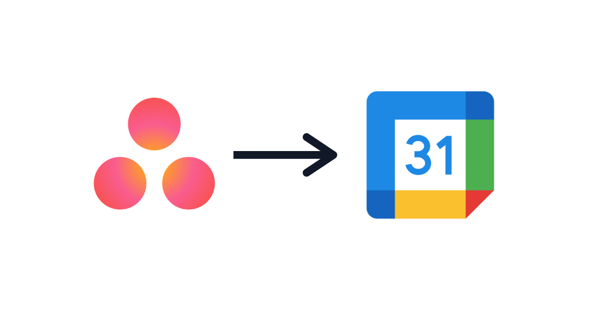 Custom Asana ICal Sync to Google Calendar featured image